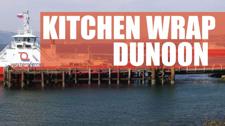 Kitchen Wrapping In Dunoon