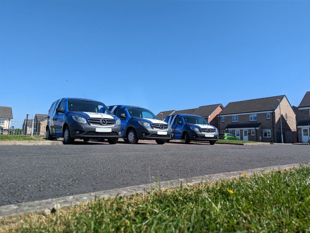 The Kitchen Wrapper team vans